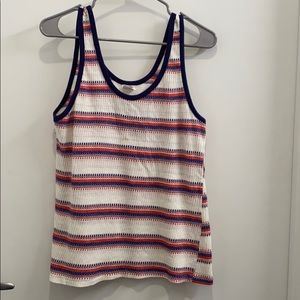 Zumiez Red and White Stripped Tank